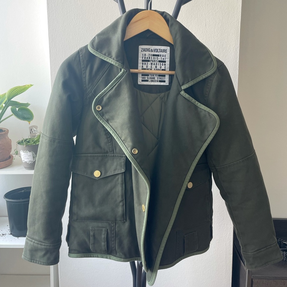 Zadig&Voltaire utility jacket in green